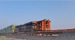 NS 224 with an M.O.W train in tow